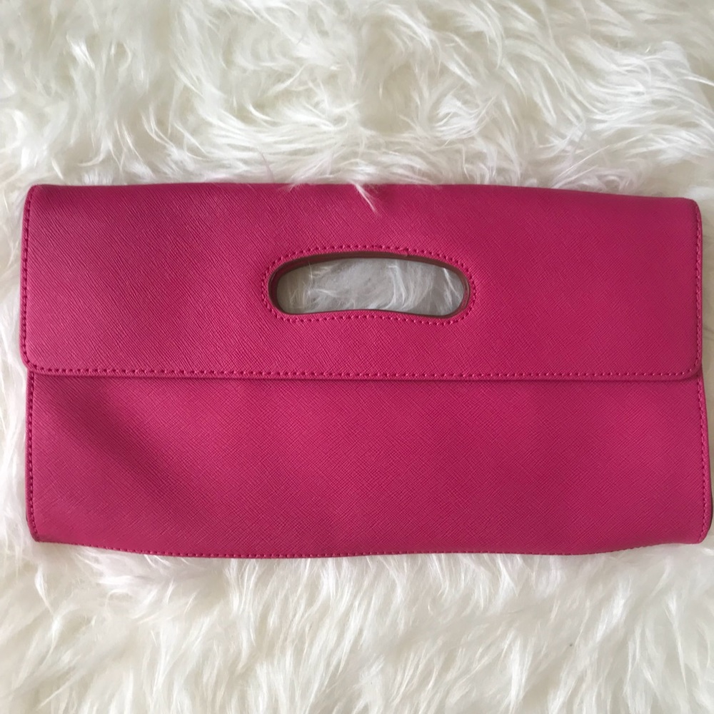 Hot Pink Hobo clutch
